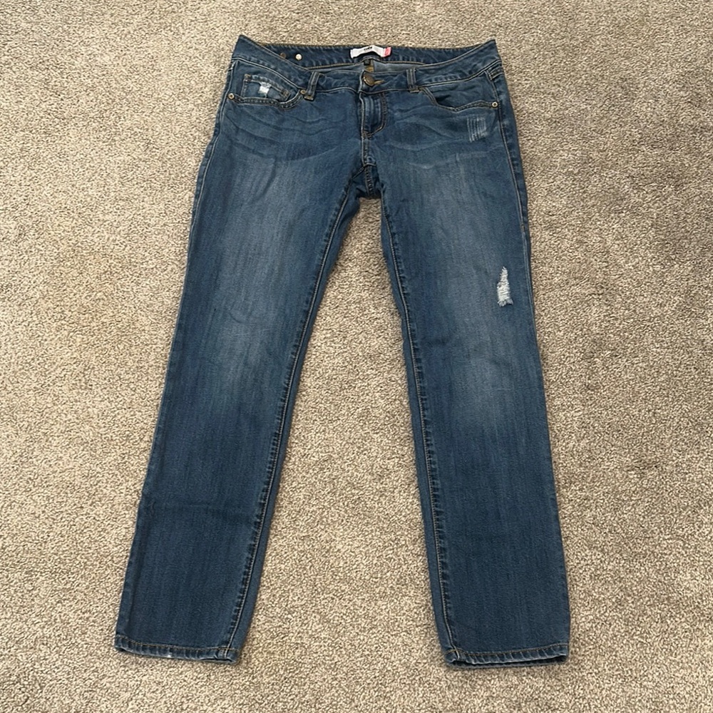 EUC Cabi Brand Women's Blue Jeans Denim Size 6 Slim Boyfriends Style